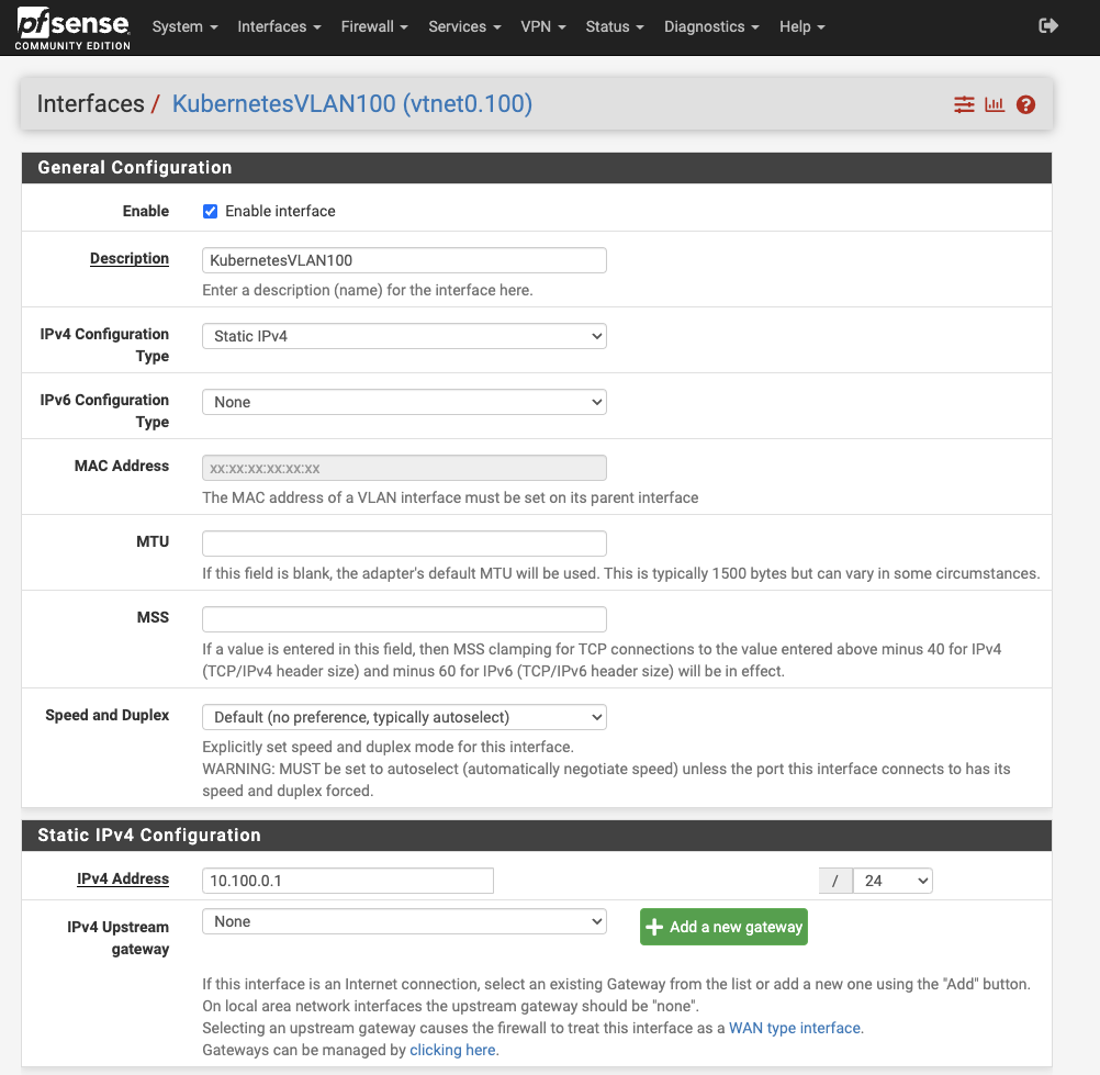 LAN Configuration